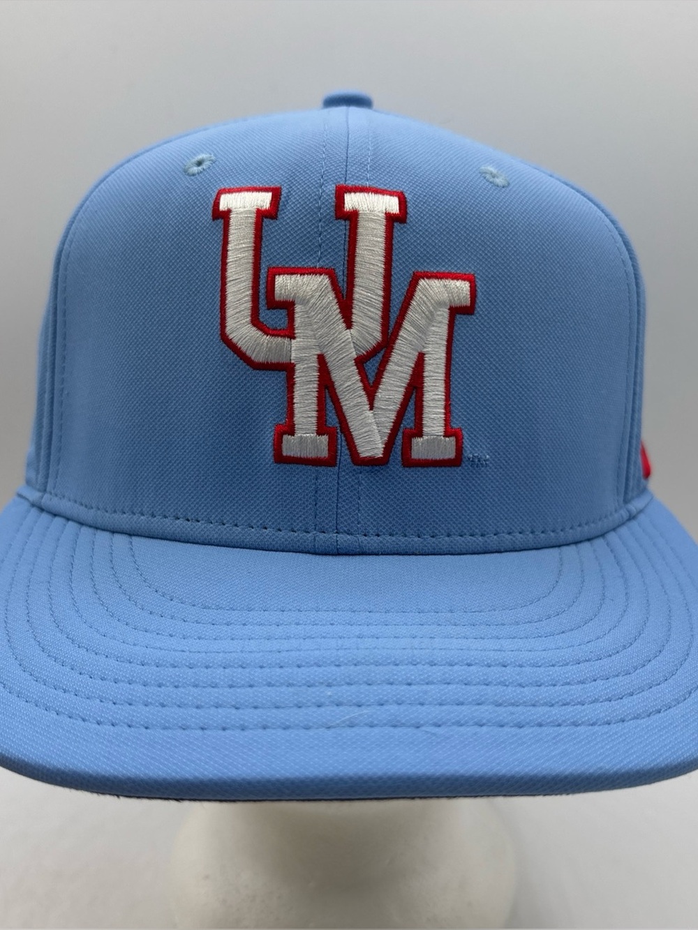Nike Ole Miss Rebels UM Powder Blue Dri-Fit Adjustable Hat Cap Athletic Golf